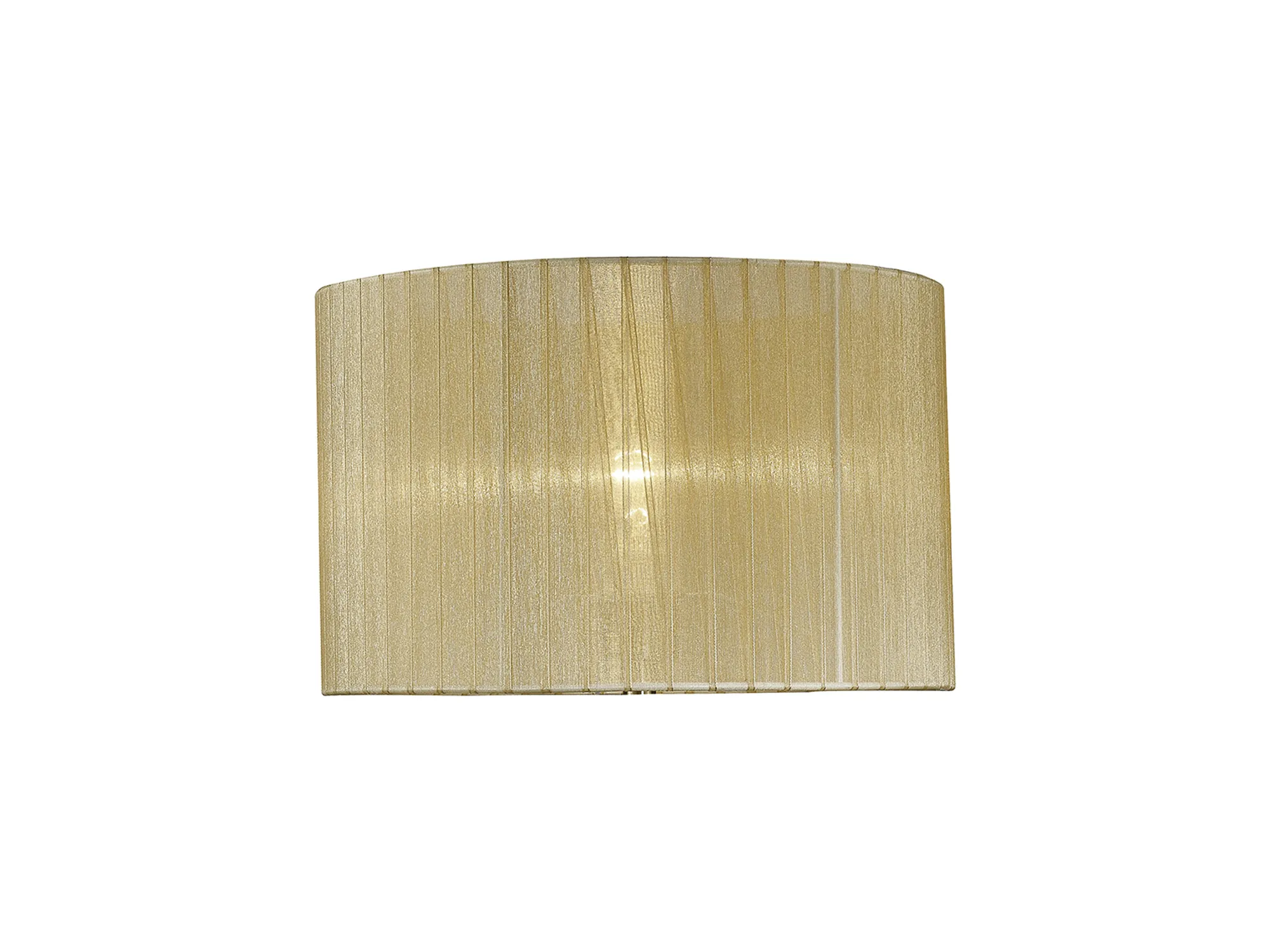 ILS31530  Florence 36cm Round Organza Fabric Shade Cream